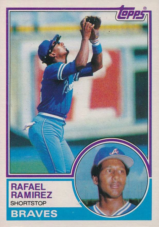 1983 Topps Rafael Ramirez #439 Baseball Card