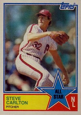 1983 Topps Steve Carlton #406 Baseball Card