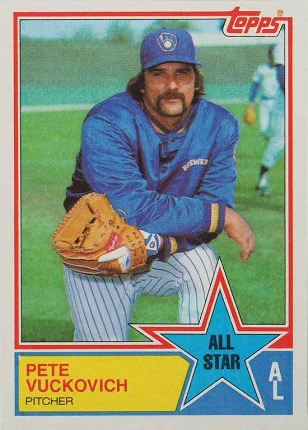 1983 Topps Pete Vuckovich #394 Baseball Card