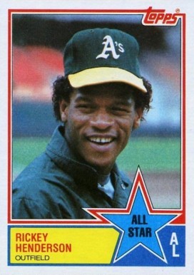 1983 Topps Rickey Henderson #391 Baseball Card