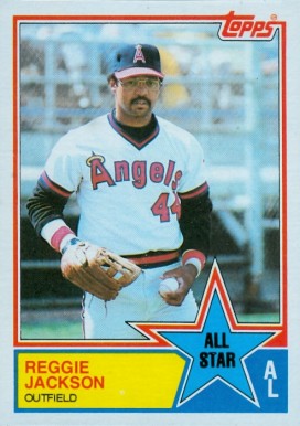 1983 Topps Reggie Jackson #390 Baseball Card