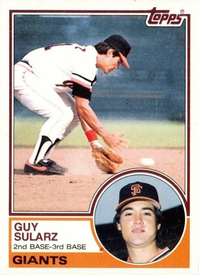 1983 Topps Guy Sularz #379 Baseball Card