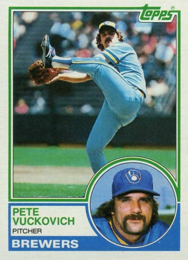 1983 Topps Pete Vuckovich #375 Baseball Card