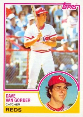 1983 Topps Dave Van Gorder #322 Baseball Card