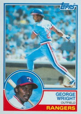 1983 Topps George Wright #299 Baseball Card