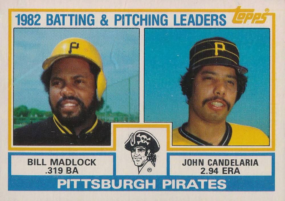 1983 Topps Pirates Batting & Pitching Leaders #291 Baseball Card