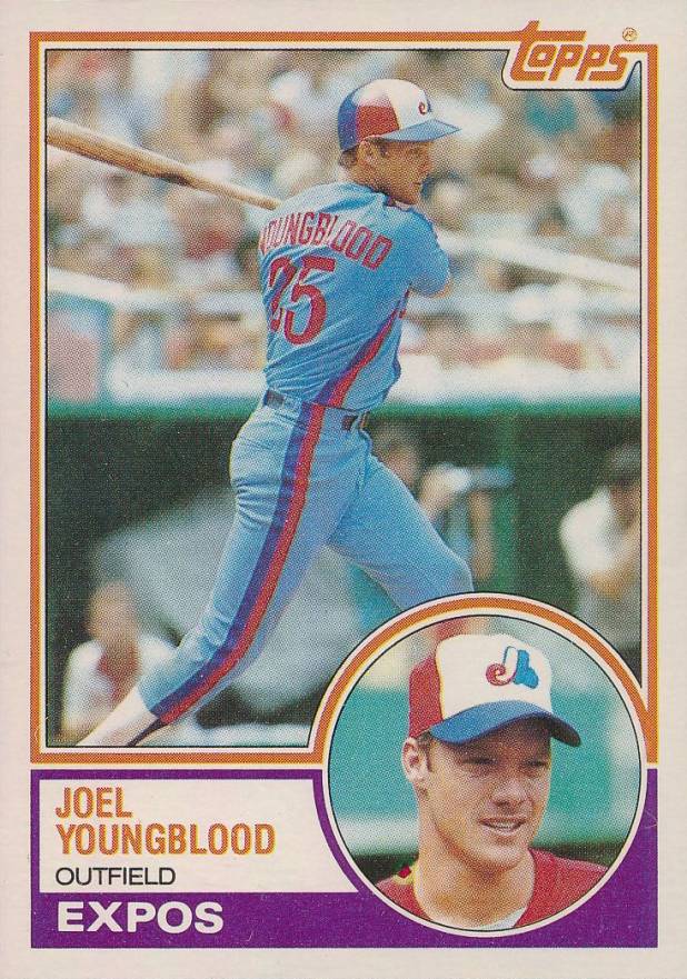 1983 Topps Joel Youngblood #265 Baseball Card