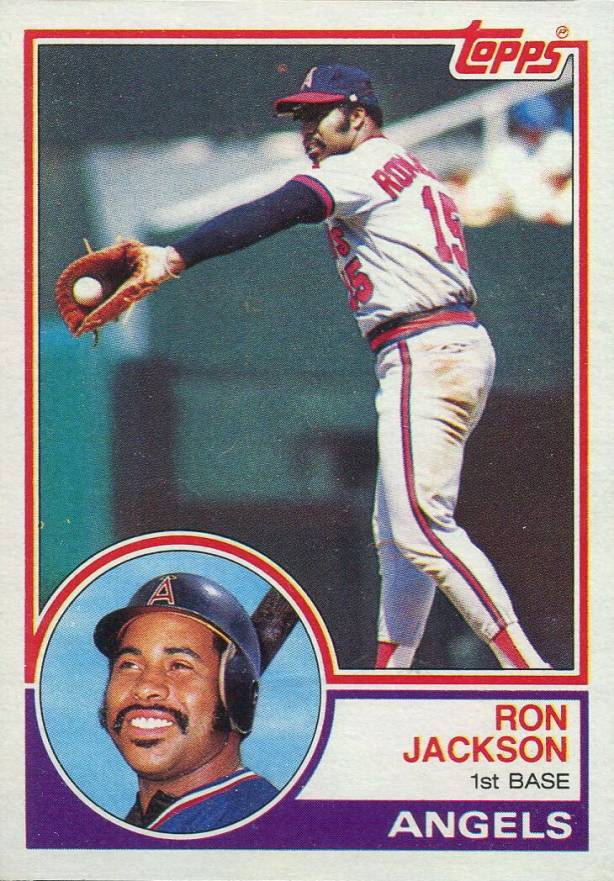 1983 Topps Ron Jackson #262 Baseball Card