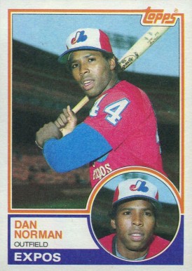 1983 Topps Dan Norman #237 Baseball Card