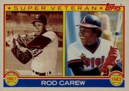 1983 Topps Rod Carew #201 Baseball Card