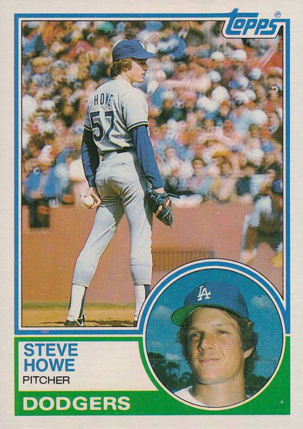1983 Topps Steve Howe #170 Baseball Card