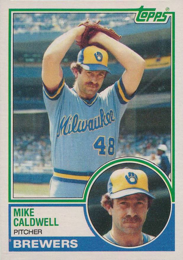 1983 Topps Mike Caldwell #142 Baseball Card