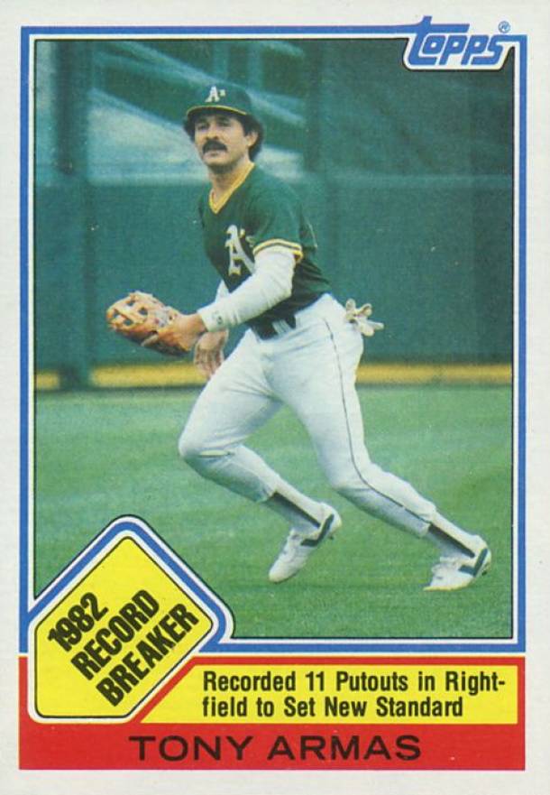 1983 Topps Tony Armas  (Record Breaker) #1 Baseball Card
