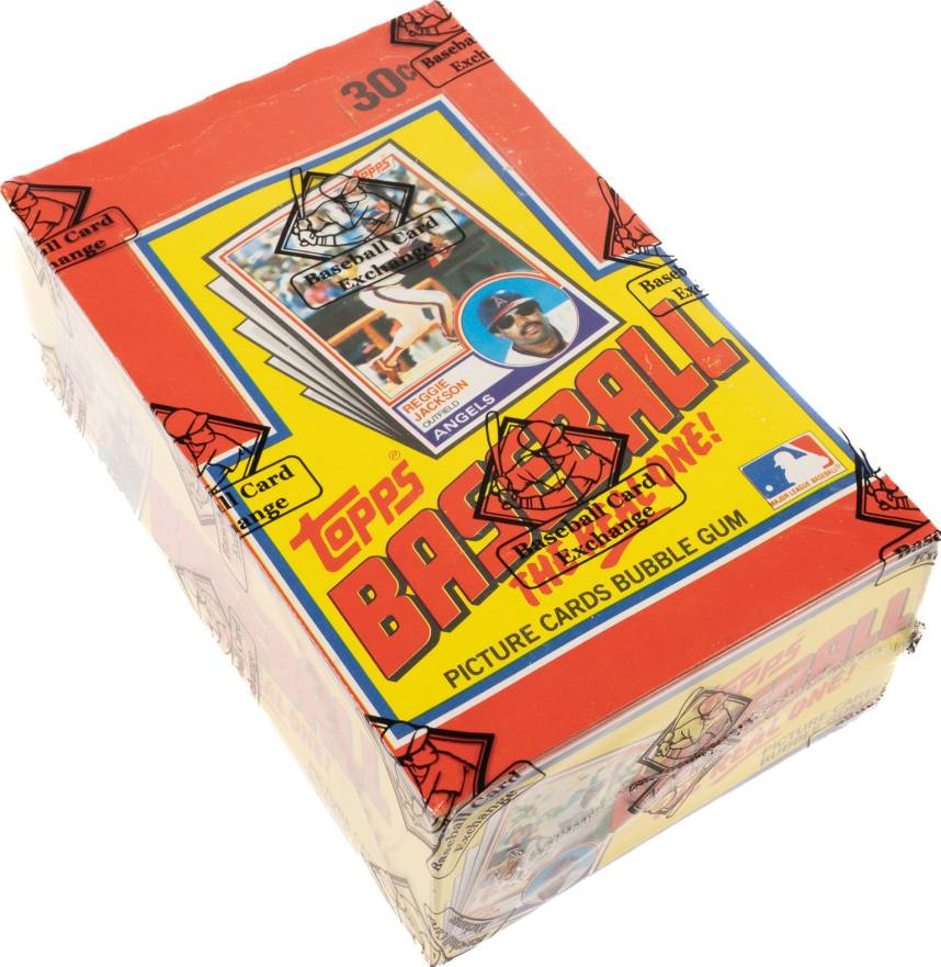1983 Topps Wax Pack Box #WPB Baseball Card