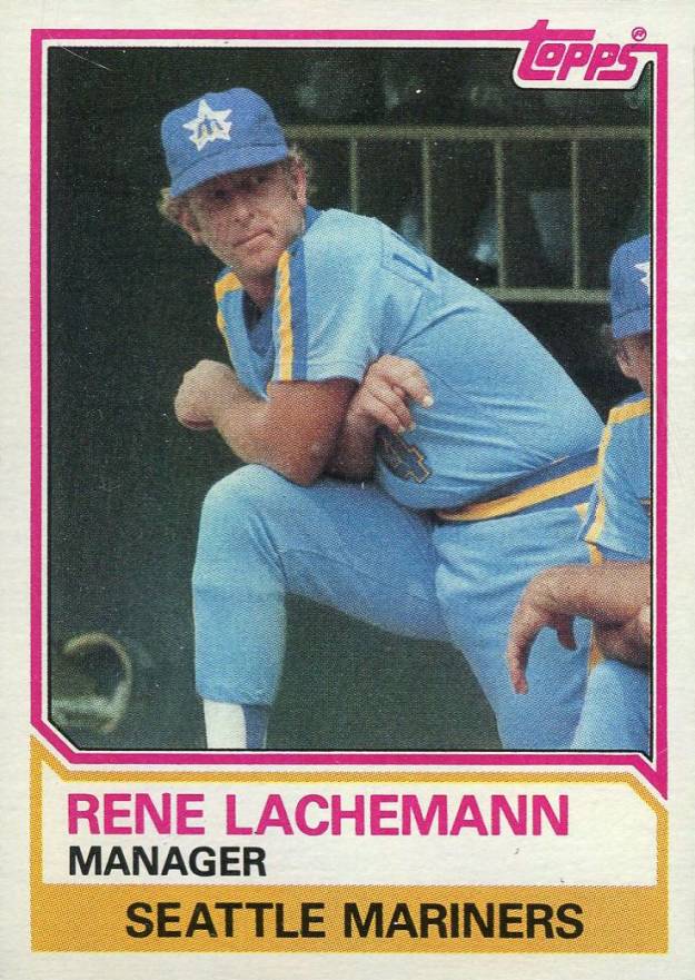 1983 Topps Rene Lachemann #336 Baseball Card
