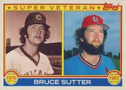 1983 Topps Bruce Sutter #151 Baseball Card