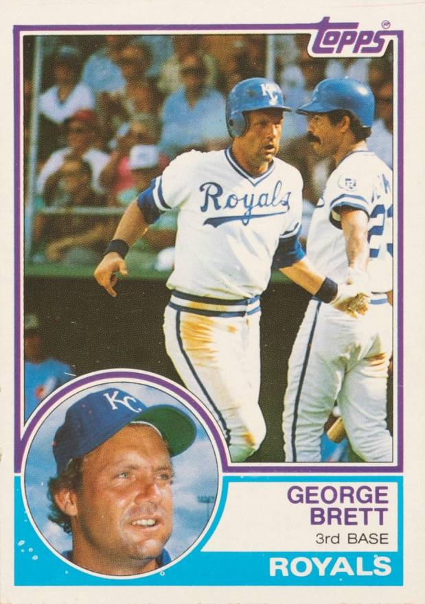 1983 Topps George Brett #600b Baseball Card