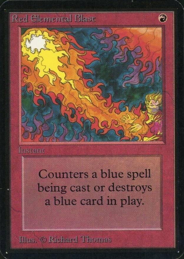 1993 Magic the Gathering Red Elemental Blast # Non-Sports Card