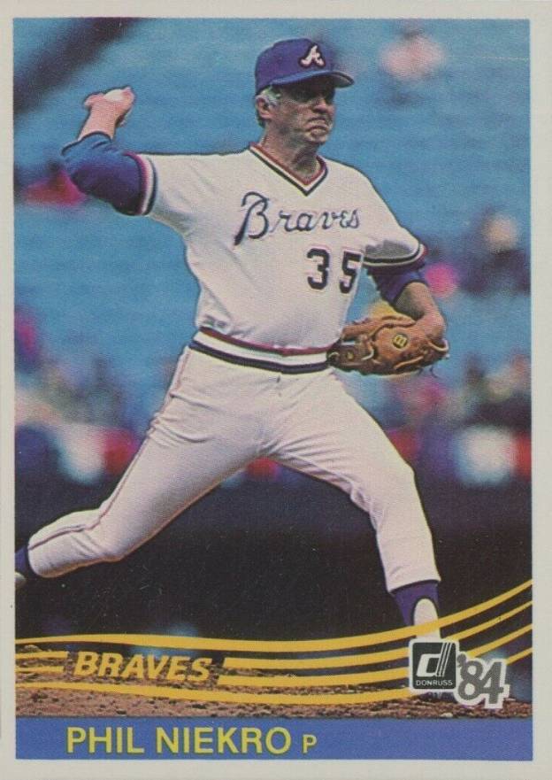 1984 Donruss Phil Niekro #188 Baseball Card