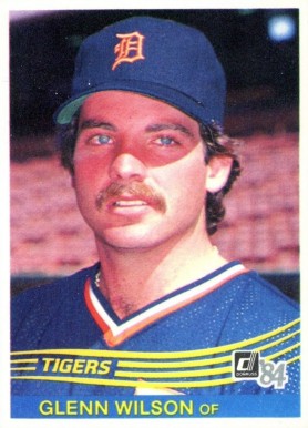 1984 Donruss Glenn Wilson #618 Baseball Card