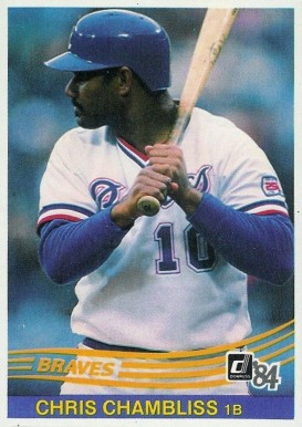 1984 Donruss Chris Chambliss #537 Baseball Card