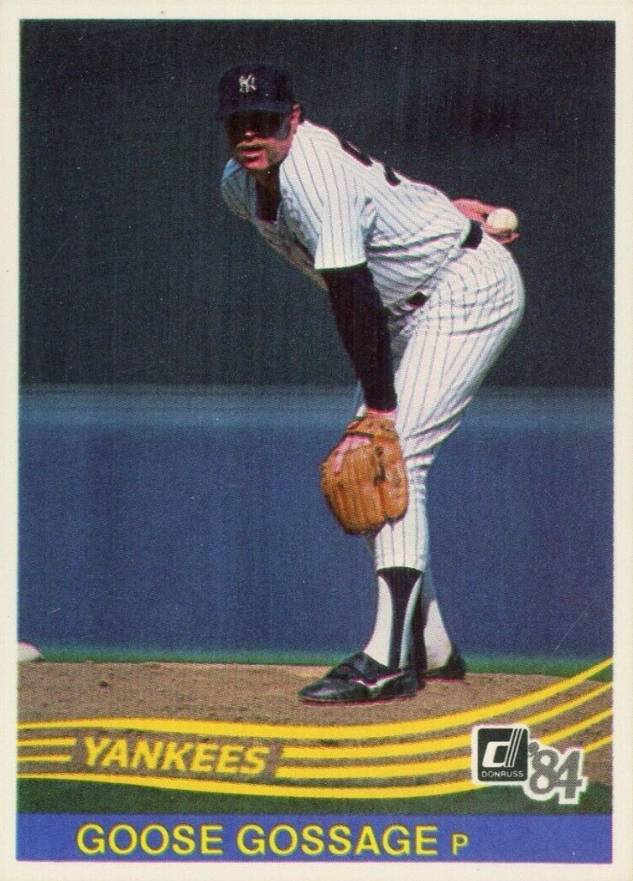 1984 Donruss Rich Gossage #396 Baseball Card