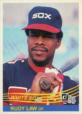 1984 Donruss Rudy Law #257 Baseball Card