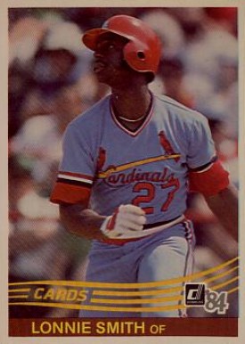1984 Donruss Lonnie Smith #231 Baseball Card