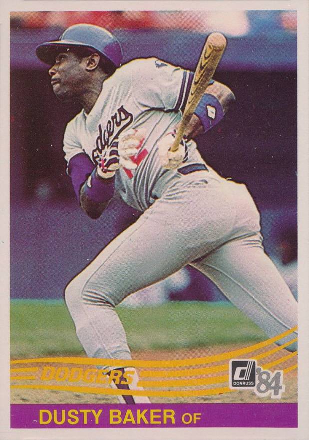 1984 Donruss Dusty Baker #226 Baseball Card