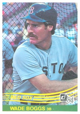 1984 Donruss Wade Boggs #151 Baseball Card