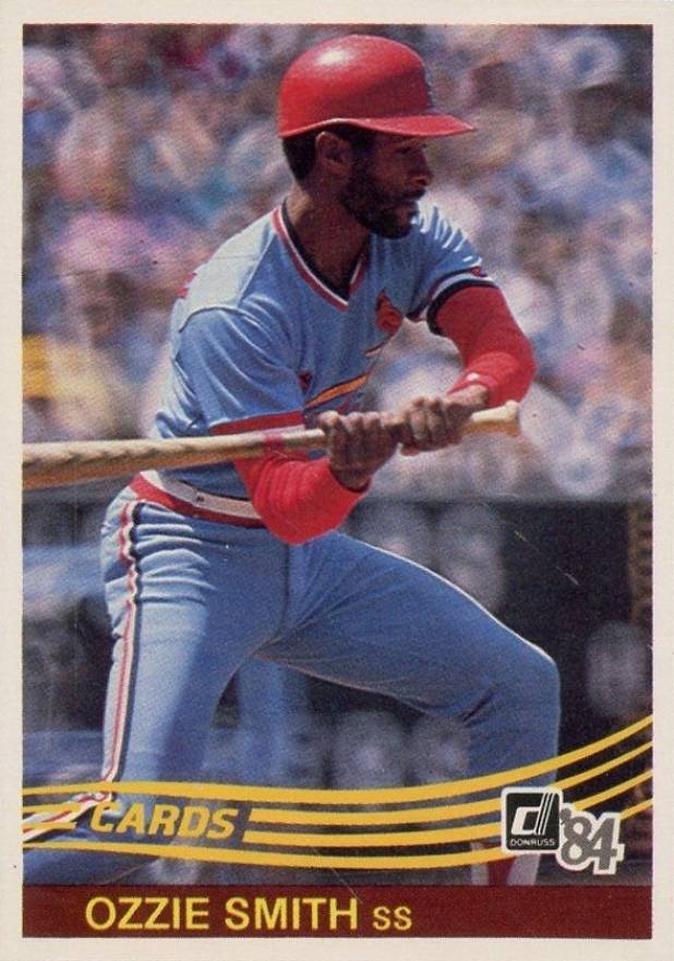 1984 Donruss Ozzie Smith #59 Baseball Card