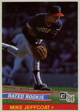 1984 Donruss Mike Jeffcoat #43 Baseball Card