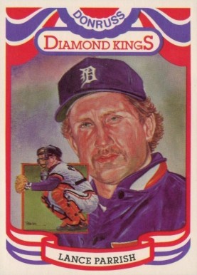 1984 Donruss Lance Parrish #15-steele Baseball Card