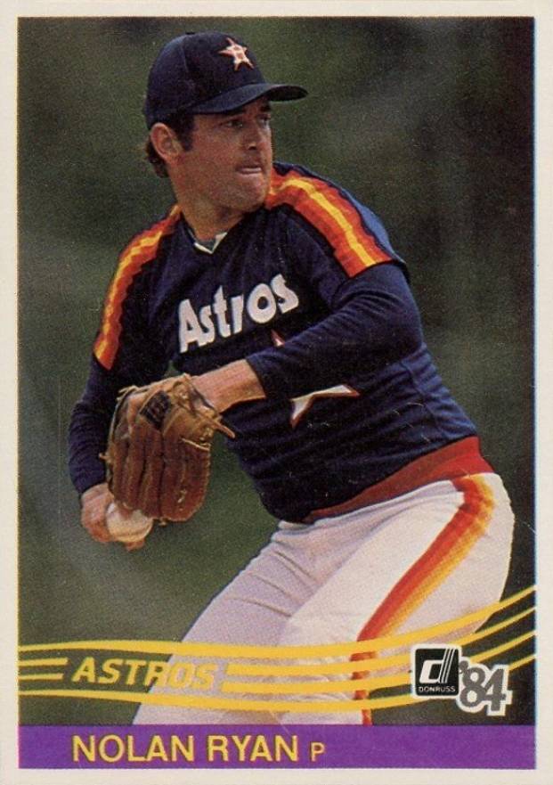 1984 Donruss Nolan Ryan #60 Baseball Card