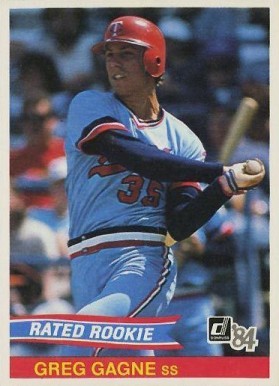 1984 Donruss Greg Gagne #39 Baseball Card