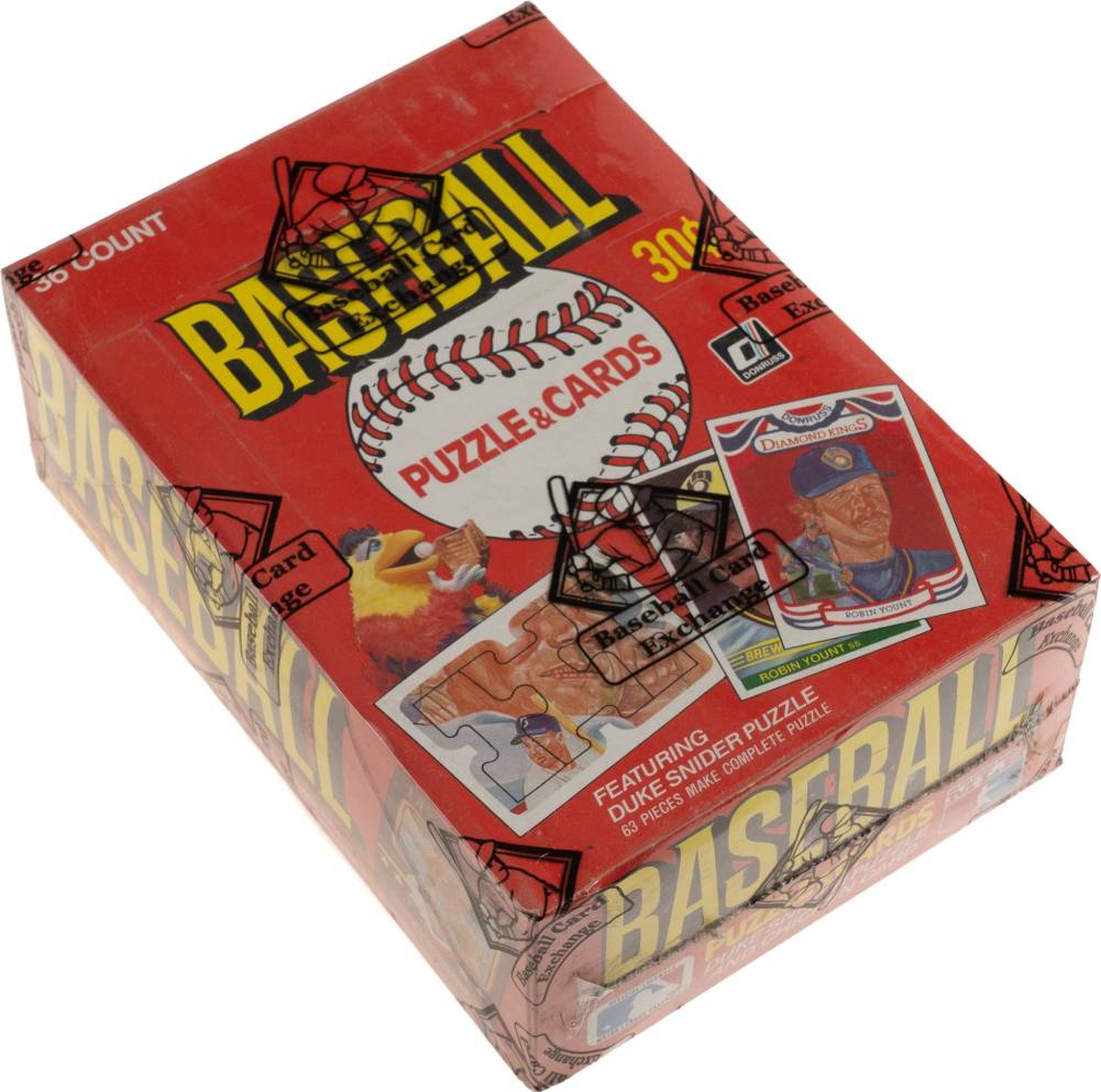 1984 Donruss Wax Pack Box #WPB Baseball Card