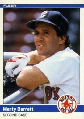 1984 Fleer Update Marty Barrett #U-8 Baseball Card