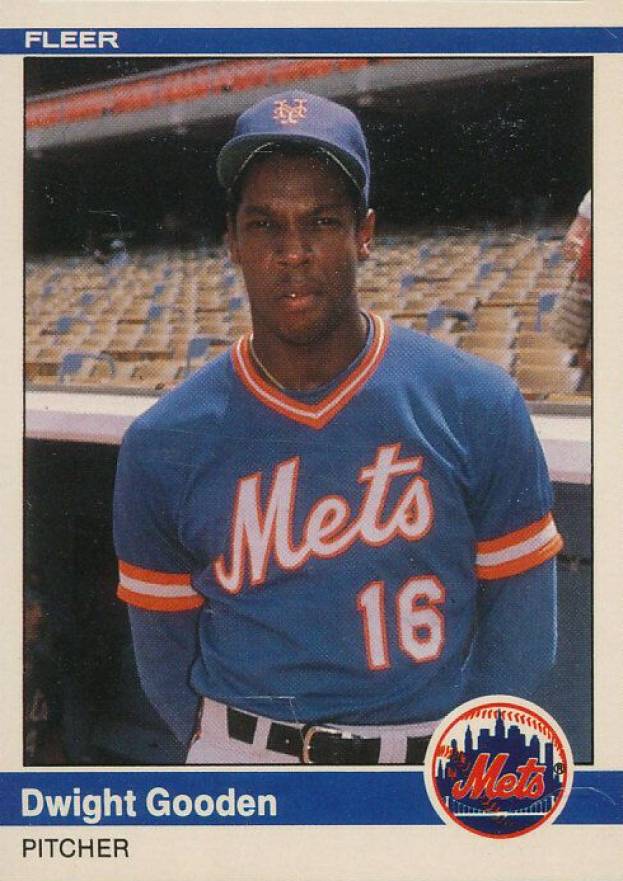 1984 Fleer Update Dwight Gooden #U-43 Baseball Card