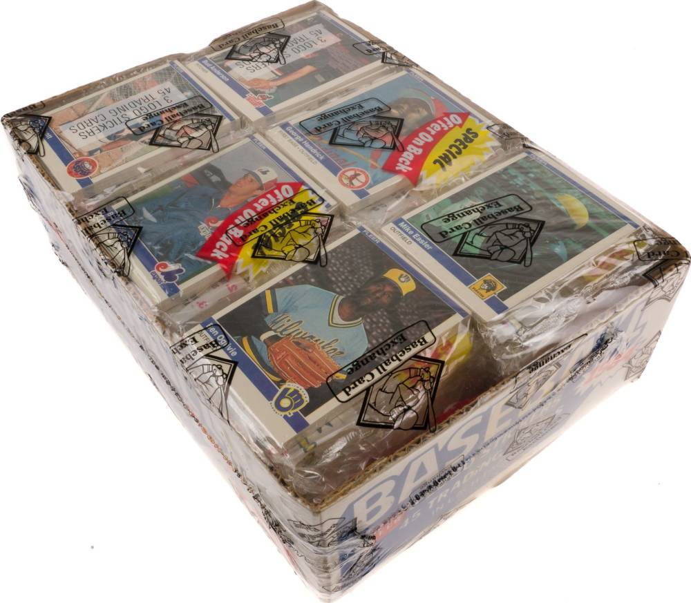 1984 Fleer Rack Pack Box #RPB Baseball Card