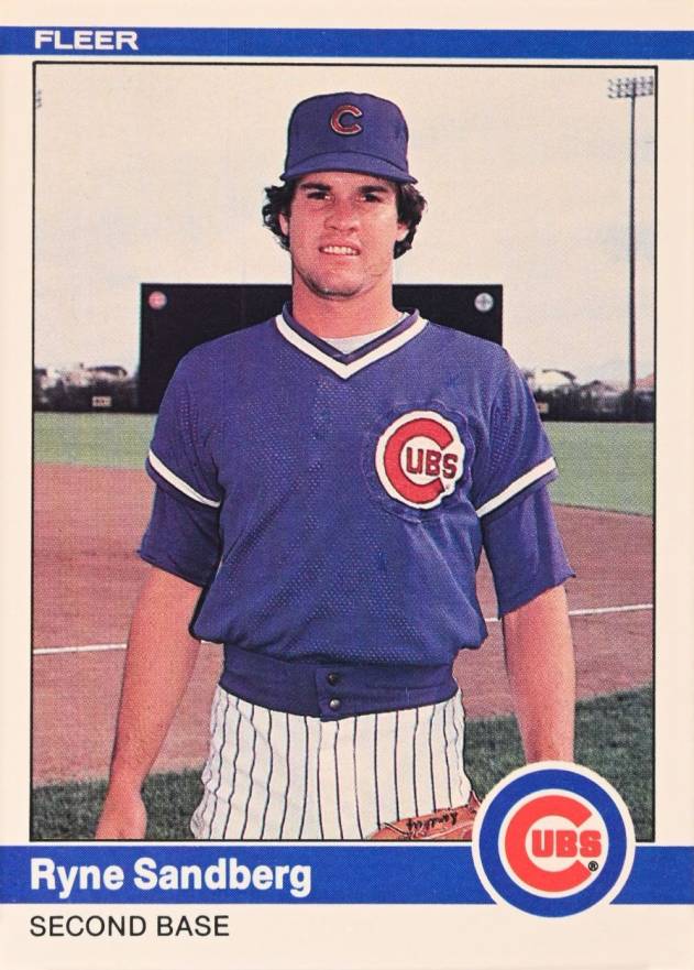 1984 Fleer Ryne Sandberg #504 Baseball Card