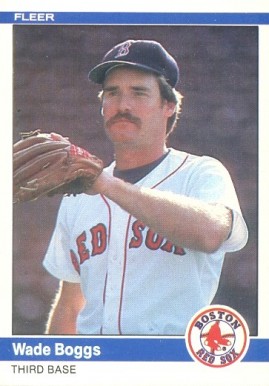 1984 Fleer Wade Boggs #392 Baseball Card