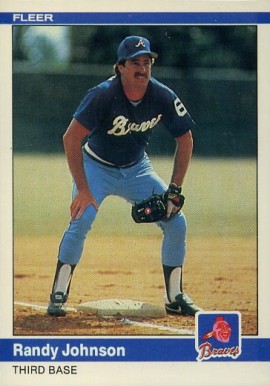 1984 Fleer Randy Johnson #183 Baseball Card