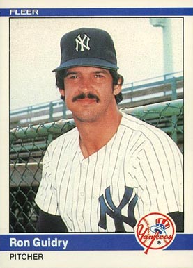 1984 Fleer Ron Guidry #127 Baseball Card