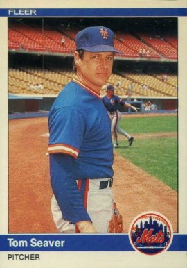 1984 Fleer Tom Seaver #595 Baseball Card
