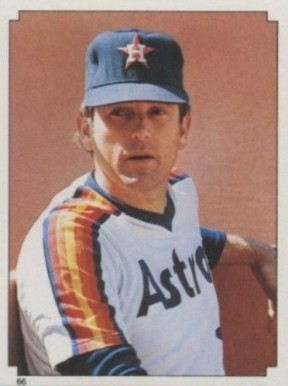 1984 Topps Stickers Nolan Ryan #66 Baseball Card