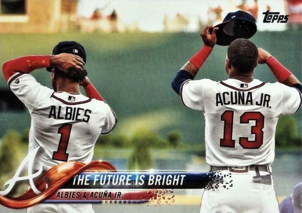 2018 Topps Update Ozzie Albies/Ronald Acuna Jr. #US43 Baseball Card