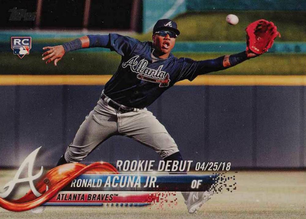 2018 Topps Update Ronald Acuna Jr. #US252 Baseball Card