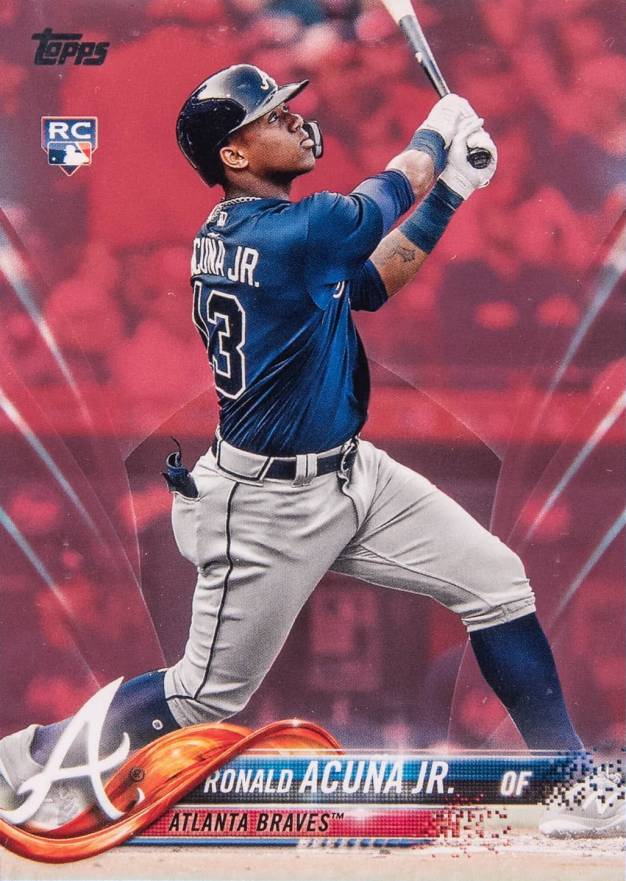 2018 Topps Update Ronald Acuna Jr. #US250 Baseball Card
