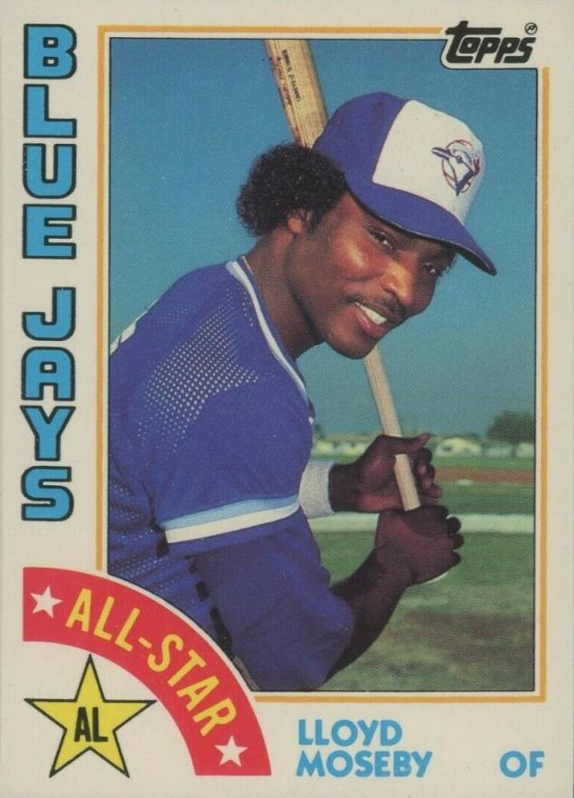 1984 Topps Tiffany Lloyd Moseby (All-Star) #403 Baseball Card