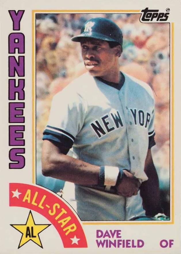 1984 Topps Tiffany Dave Winfield (All-Star) #402 Baseball Card